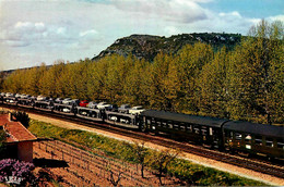 Train * Chemin De Fer Français * Auto Couchettes * Ligne Chemin De Fer - Trenes