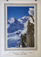 Jolie Petite Affiche Photographie Offset 1980/90 Téléphérique Du Brévent Ski Sports D'hiver Chamonix Mont-Blanc Photo - Manifesti