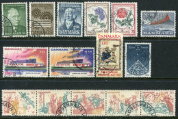 DENMARK 1973 Complete Commemorative Issues  Used. Between Michel 540-54 - Gebraucht