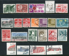 DENMARK 1972 Complete Issues Used.  Michel 519-39 - Oblitérés