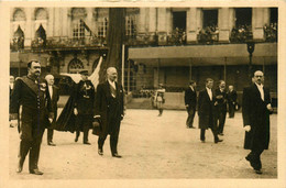 Nancy * Obsèques Nationales Du Maréchal Lyautey * 2 Août 1934 * Le Président De La Répubique Devant L'hôtel De Ville - Nancy