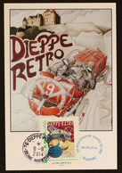 76 - Dieppe - TàM Dieppe Rétro Sur CP Oblitération Concordante - 2014 - Gepersonaliseerde Postzegels (MonTimbraMoi)