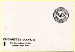 Buvard Chomette-Favor, Tous Papiers Pour Hôtels. - P