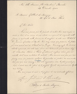 Lettre Deuil Royauté De Philippe De Bourbon Bragance / Louis Ferdinand De Bourbon 14 12 1901 Succession Autographe - Autres & Non Classés