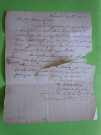 Lettre Autographe Louis FAUCHE-BOREL (1762-1829) ROYALISTE 1820 RESTAURATION - Personajes Historicos