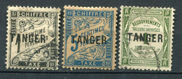 22435 MAROC Taxe 35/6, 42 °/* Timbres-taxe De France Surchargés Tanger  1918  B/TB - Impuestos