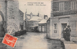 91-CORBEIL- CLOITRE SAINT-SPIRE- INONDATIONS DE 1910 - Corbeil Essonnes