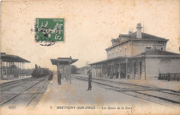91-BRETIGNY-SUR-ORGE- LES QUAIS DE LA GARE - Bretigny Sur Orge