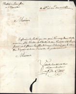 Purification Lettre Purifiée Vinaigre Marseille 13 8 1766 Lieu Où étaient En Quarantaine équipages Arrivant à Marseille - 1701-1800: Vorläufer XVIII