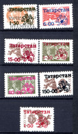 TATARSTAN 1993, Emission Locale Sur URSS / Local Issue On SU, 7 Valeurs, Surcharges / Overprinted. R193 - Andere & Zonder Classificatie