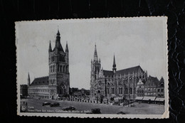 OK-69/  Flandre Occidentale Ieper  Ypres - Grand'Place Roi Albert, Cathédrale St. Martin Et Beffroi / 19? - Ieper