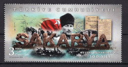 2021 TURKEY CENTENARY OF THE SAKARYA BATTLE MNH ** - Ungebraucht