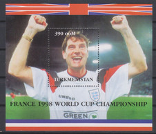Soccer  World Cup 1998 - TURKMENISTAN - S/S MNH - 1998 – Francia