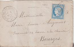 FRANCE : GC 4643 . " OUROUER LES BOURDELINS " . (17) . N° 60 . 1874 . - 1849-1876: Periodo Clásico