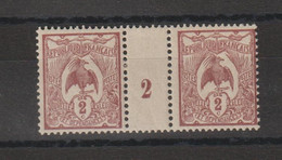 Nlle Calédonie 1905-7 Millésime Type Cagou  89 Charnière Sur Pont MH - Unused Stamps