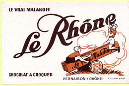 Buvard Chocolat Le Rhône, Vernaison. - Cocoa & Chocolat