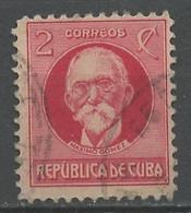 Cuba - Kuba 1917 Y&T N°176 - Michel N°40 (o) - 2c M Gomez - Oblitérés