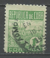 Cuba - Kuba 1948 Y&T N°314 - Michel N°226 (o) - 1c Récolte - Gebraucht