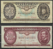 Lot De 2 Billets Hongrois - Ungheria