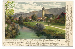 KÜNSTLER LITHO DIEMER, ZENO  --  8103  OBERAMMERGAU  1900 - Diemer, Zeno