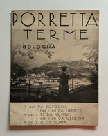 PORRETTA TERME BOLOGNA DEPLIANT PER TURISTI DEL 1931 IN OTTIMO STATO - Tourism Brochures