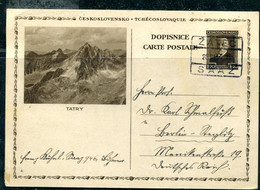 Slovakia Postal Stationary Card Cancel 28.3.1934 Tatry 11263 - Ansichtskarten