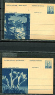 Slovakia 2 Postal Stationary Card Unused Vratna Dolina Mala Fatra Zapotocki 11264 - Postcards