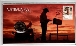 Australia -Postal Numismatic Cover  2009 Australia Post Favorite Stamp  $ 1.00 Coin - Otros – Oceanía