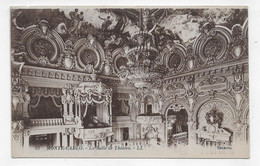 MONTE CARLO EN 1923 - N° 62 - LA SALLE DE THEATRE - CPA VOYAGEE - Teatro D'opera