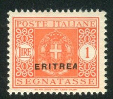 ERITREA 1934 SEGNATASSE 1 L. ** MNH - Eritrea