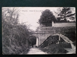 69, Feysin  , La Gorge Du Carré Brûlé En 1917 - Feyzin