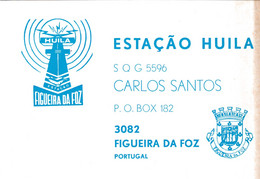 Postal  De Radio -amador-HUILA-FIGUEIRA DA FOZ - Radio