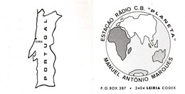 Postal  De Radio -amador-PLANETA-LEIRIA - Radio
