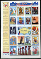 Lesotho 2000  Millennium  Year 1150-1200 , Easter Island Statues - Liberia