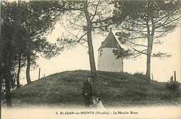 St Jean De Monts * Le Moulin à Vent Rose * Molen - Saint Jean De Monts