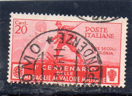CG72 - 1934 Italia - Medaglie Al Valore Militare - Afgestempeld