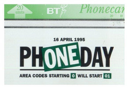 (ZZ 6 A) Phonecard - UK  - (1 Phonecard) BT Phone Day (1995) - Other & Unclassified