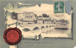 Amboise         37        Le Château Et Le Pont   -manque 2 Feuillets  -      (voir Scan) - Amboise