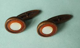 Paire De Boutons De Manchette Anciens - Cuff Links & Studs