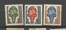 POLYNESIE TAXE N° 1 à 3 NEUF** LUXE SANS CHARNIERE  / MNH - Timbres-taxe