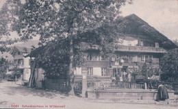 Wilderswil BE, Schweizerhaus, Lavandière à La Fontaine (5091) - Wilderswil