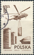 Pologne Aérien 1976. ~ A 56 ( Par 12 ) - Hélicoptère De Transport  "MI-6" - Gebruikt