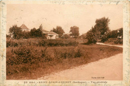 St Aubin D'eymet * Route Et Vue Générale Du Village - Autres & Non Classés