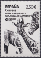 F-EX28158 ESPAÑA SPAIN 2021 MNH FAUNA CABARCENO NATURAL PARK GIRAFEE CEBRA. - Otros & Sin Clasificación