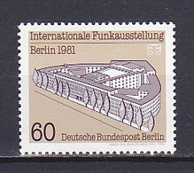 Berlin West, 1981, International Broadcasting Exhib, 60pf, MNH - Unused Stamps