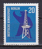 Berlin West, 1962, Radio Exhib, 20pf, MNH - Unused Stamps