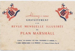 Buvard Plan Marshall - Banque & Assurance