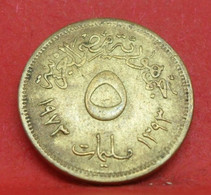 5 Millièmes 1393 - 1973 - TTB+ - Pièce De Monnaie Collection Egypte - N19762 - Egypte