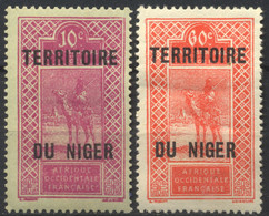 A.O.F., Niger, 1921-26, Touareg, Surcharge "TERRITOIRE DU NIGER", 10, 60 C., MH* - Otros & Sin Clasificación