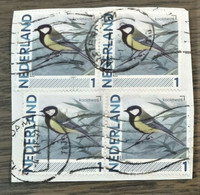 Nederland - NVPH - 2011 - 2791 - Persoonlijk Gebruikt Onafgeweekt - Koolmees - 4 Stuks - Vogels - Vogel - Used Stamps